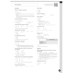 AQA GCSE Maths Exam Workbook Foundation (Ages 14-16) Look Inside Image 5