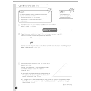 AQA GCSE Maths Exam Workbook Higher (Ages 14-16) Look Inside Image 3