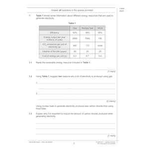 AQA GCSE Physics Practice Papers Higher Pack 1 (Ages 15-16) Look Inside Image 1