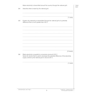 AQA GCSE Physics Practice Papers Higher Pack 2 (Ages 15-16) Look Inside Image 5