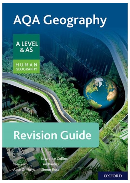 AQA Geography for A Level & AS Human Geography Revision Guide