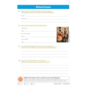 Blood Brothers Workbook (Ages 14-16) Look Inside Image 6