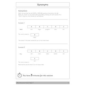 CEM 11+ Practice Papers (Ages 9-10) Look Inside Image 2