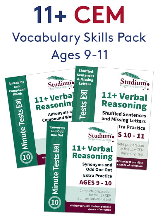 CEM 11+ Verbal Reasoning Vocabulary Skills Pack (Ages 9-11)