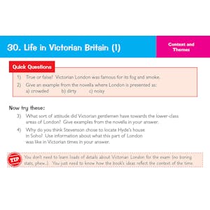 Dr Jekyll & Mr Hyde Revision Question Cards (Ages 14-16) Look Inside Image 5