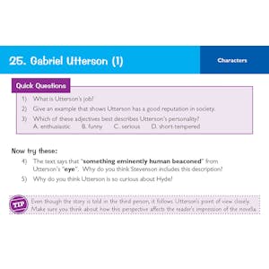 Dr Jekyll & Mr Hyde Revision Question Cards (Ages 14-16) Look Inside Image 3