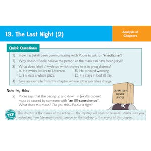 Dr Jekyll & Mr Hyde Revision Question Cards (Ages 14-16) Look Inside Image 1