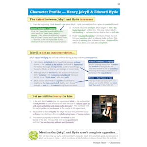 Dr Jekyll & Mr Hyde Study & Workbook Pack (Ages 14-16) Look Inside Image 6