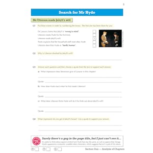Dr Jekyll & Mr Hyde Workbook (Ages 14-16) Look Inside Image 4