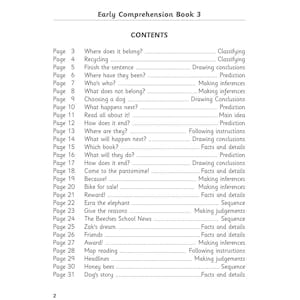 Early Comprehension Workbook 3 (Ages 3-5) Look Inside Image 2
