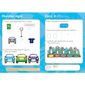 Easy Learning Numbers Bumper Workbook (Ages 3-5) Look Inside Image 1