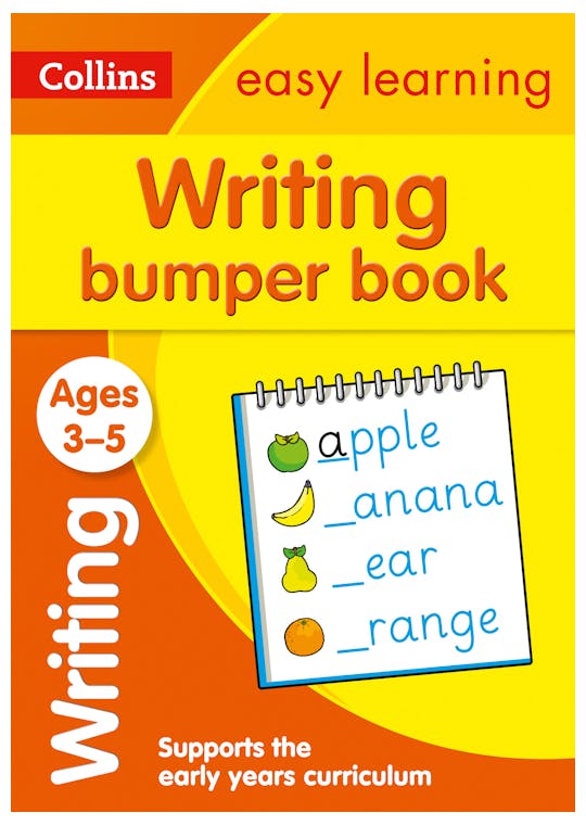 Easy Learning Writing Bumper Workbook (Ages 3-5)