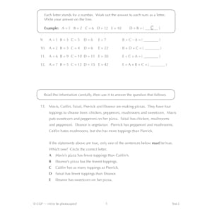 eBay 11+ GL 10-Minute Tests: English, Maths & Reasoning Pack (Ages 10-11) Look Inside Image 3