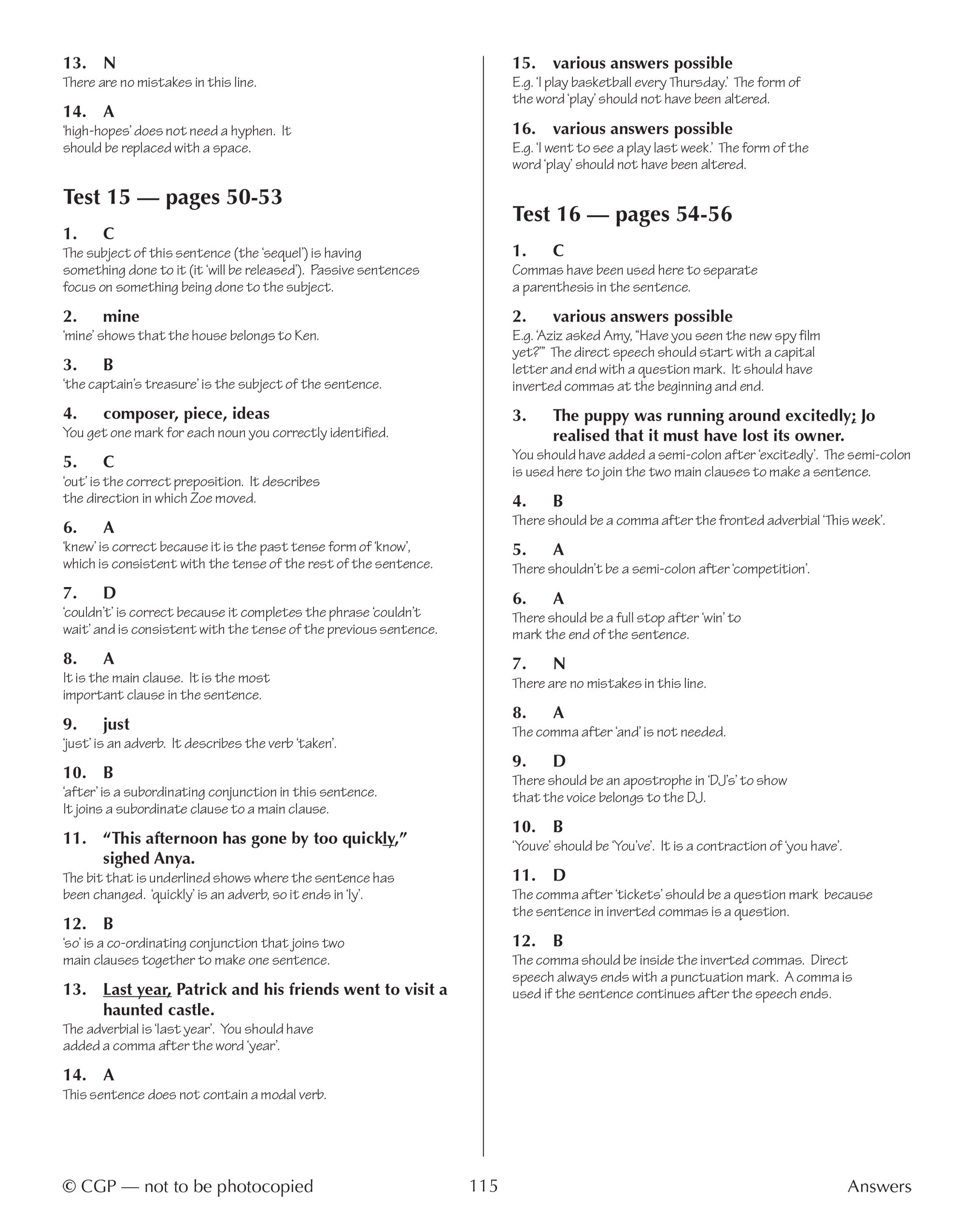 eBay 11+ GL 10-Minute Tests: English, Maths & Reasoning Pack (Ages 10-11) Look Inside Image 36