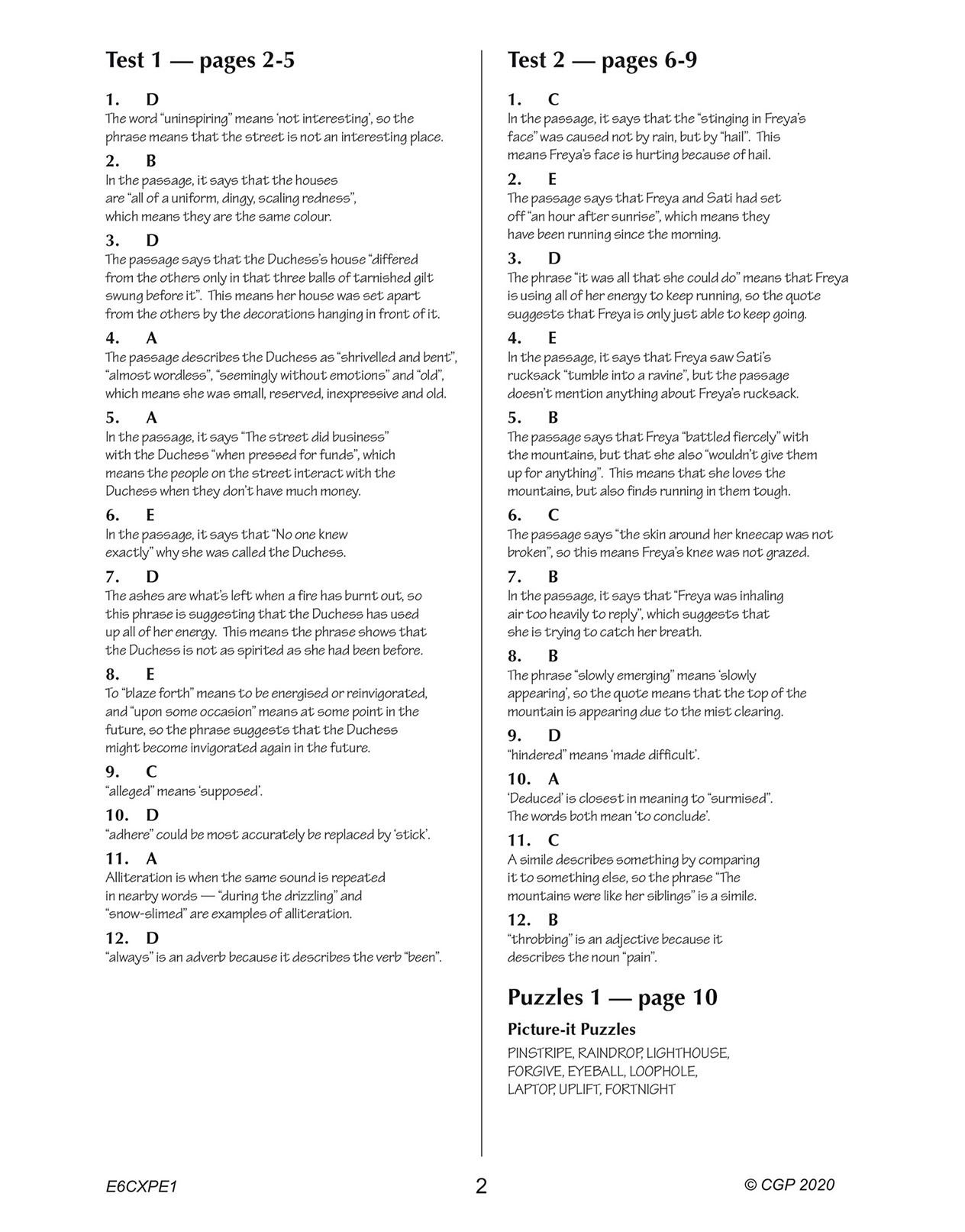 eBay 11+ GL 10-Minute Tests: English, Maths & Reasoning Pack (Ages 10-11) Look Inside Image 29