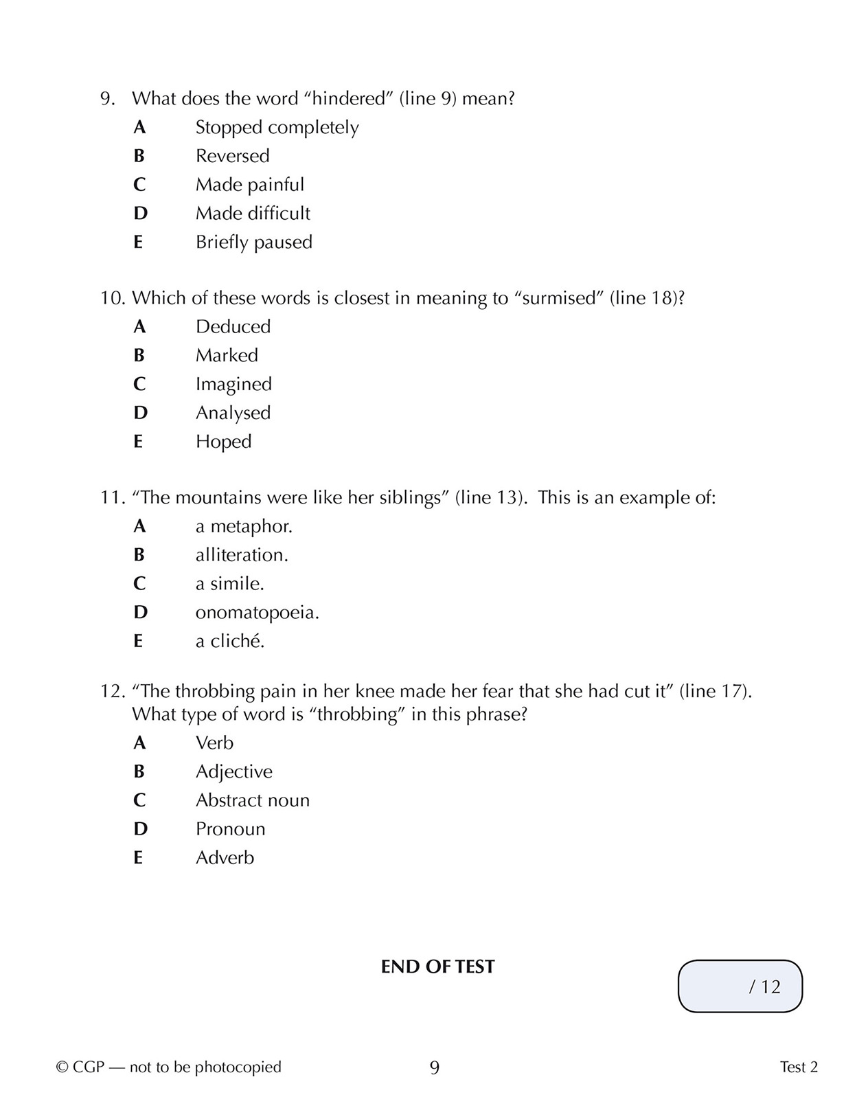 eBay 11+ GL 10-Minute Tests: English, Maths & Reasoning Pack (Ages 10-11) Look Inside Image 28