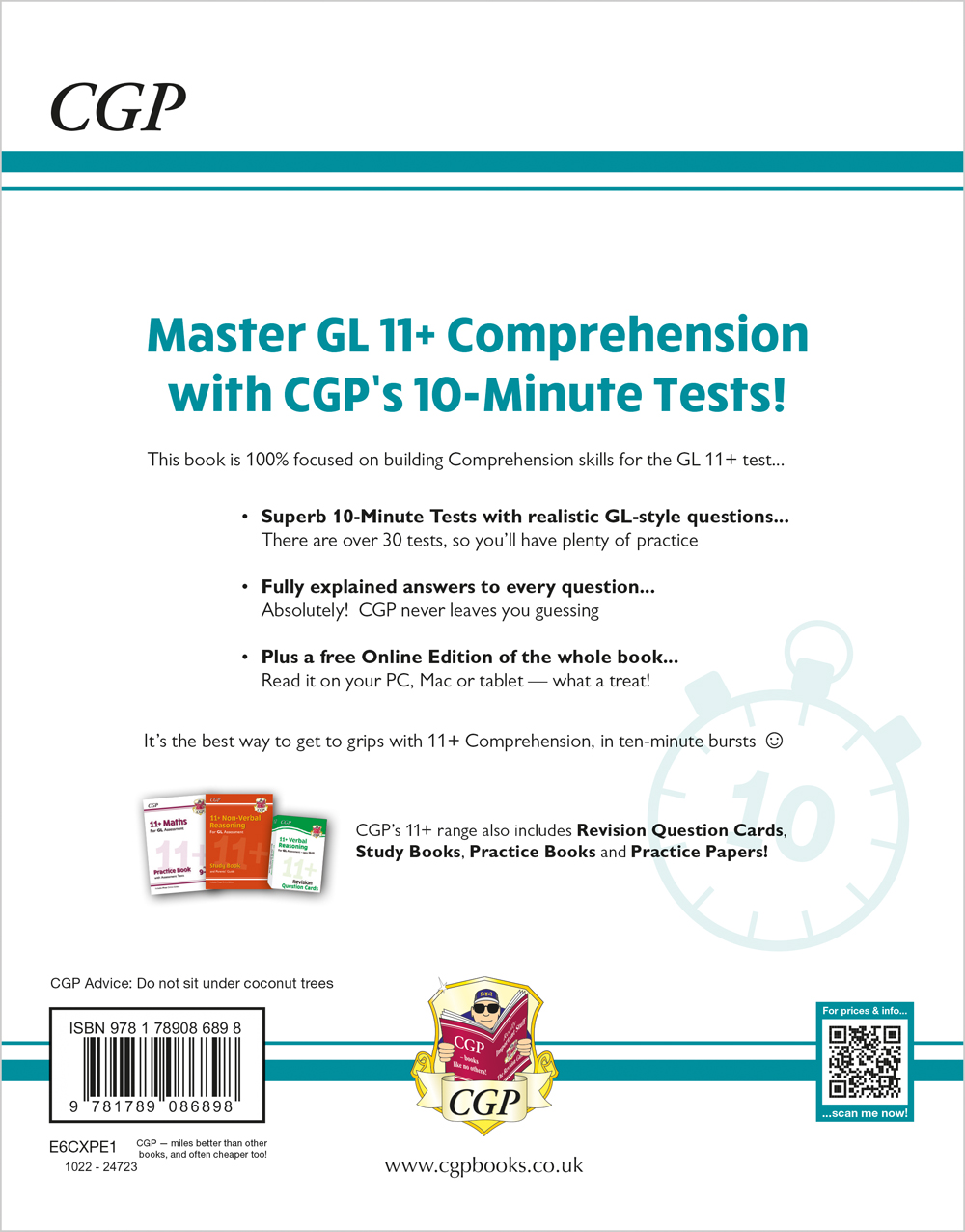 eBay 11+ GL 10-Minute Tests: English, Maths & Reasoning Pack (Ages 10-11) Look Inside Image 30