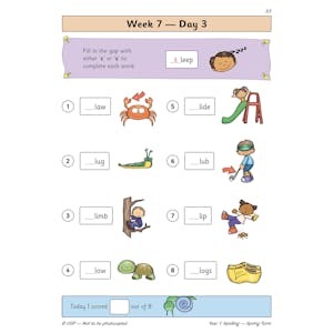 eBay KS1 Spelling Year 1 Daily Practice Books - Full Year (Ages 5-6) Look Inside Image 5