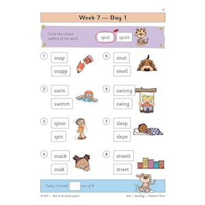 eBay KS1 Spelling Year 1 Daily Practice Books - Full Year (Ages 5-6) Look Inside Image 9