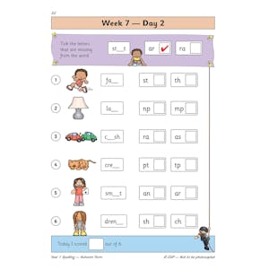 eBay KS1 Spelling Year 1 Daily Practice Books - Full Year (Ages 5-6) Look Inside Image 10