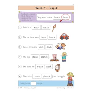 eBay KS1 Spelling Year 1 Daily Practice Books - Full Year (Ages 5-6) Look Inside Image 11