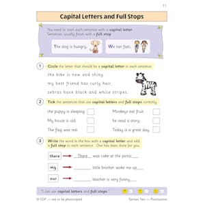 eBay KS1 Year 1 English Grammar, Punctuation & Reading Pack (Ages 5-6) Look Inside Image 3
