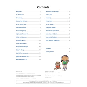 eBay KS1 Year 1 English Grammar, Punctuation & Reading Pack (Ages 5-6) Look Inside Image 13