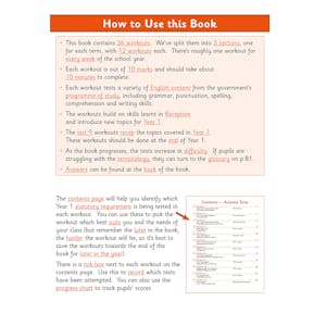 eBay KS1 Year 1 English Grammar, Punctuation & Reading Pack (Ages 5-6) Look Inside Image 7