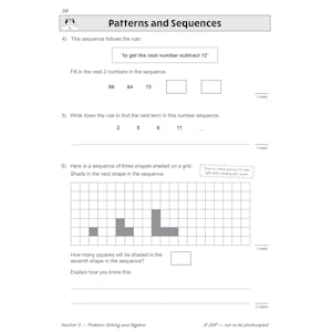 eBay KS2 Maths SAT Buster Book Set 2025 Tests (Ages 10-11) Look Inside Image 6