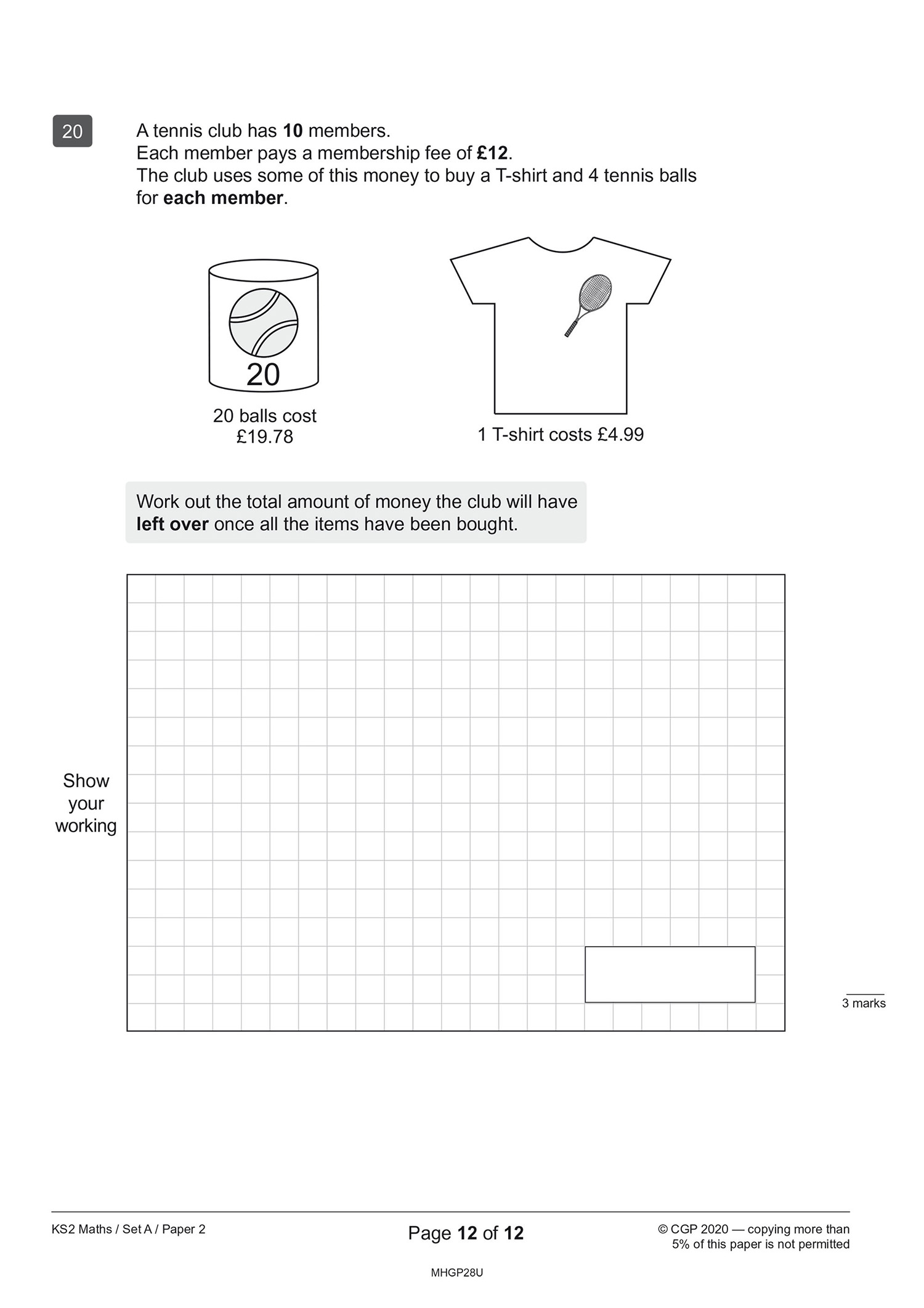 eBay KS2 Maths SATS Practice Papers Pack 2025 Tests (Ages 10-11) Look Inside Image 12