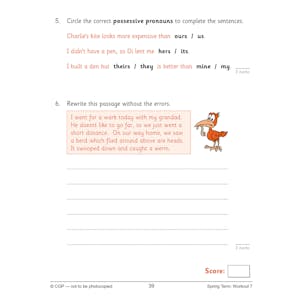 eBay KS2 Year 4 English & Maths Weekly Workouts Pack (Ages 8-9) Look Inside Image 29