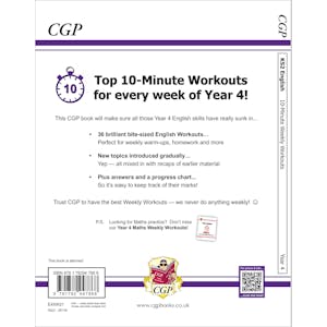eBay KS2 Year 4 English & Maths Weekly Workouts Pack (Ages 8-9) Look Inside Image 30