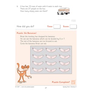 eBay KS2 Year 4 English & Maths Weekly Workouts Pack (Ages 8-9) Look Inside Image 18