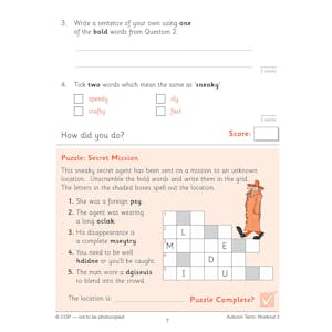 eBay KS2 Year 4 English & Maths Weekly Workouts Pack (Ages 8-9) Look Inside Image 23