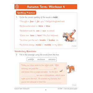 eBay KS2 Year 4 English & Maths Weekly Workouts Pack (Ages 8-9) Look Inside Image 24