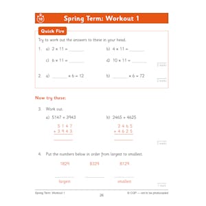eBay KS2 Year 4 English & Maths Weekly Workouts Pack (Ages 8-9) Look Inside Image 11