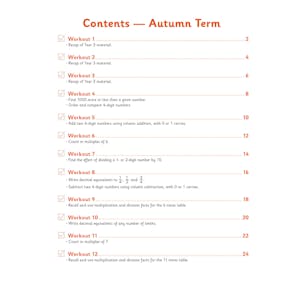 eBay KS2 Year 4 English & Maths Weekly Workouts Pack (Ages 8-9) Look Inside Image 8