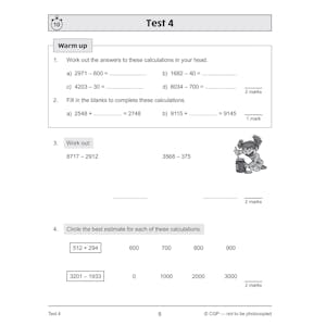 eBay KS2 Yr5 Maths 10-Min Tests Pack: Mixed Topics (Ages 9-10) Look Inside Image 10