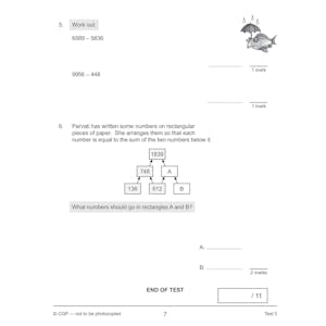 eBay KS2 Yr5 Maths 10-Min Tests Pack: Mixed Topics (Ages 9-10) Look Inside Image 9