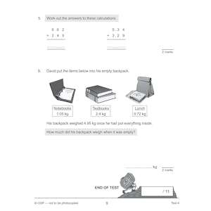 eBay KS2 Yr5 Maths 10-Min Tests Pack: Mixed Topics (Ages 9-10) Look Inside Image 11