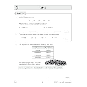 eBay KS2 Yr5 Maths 10-Min Tests Pack: Mixed Topics (Ages 9-10) Look Inside Image 20