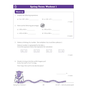 eBay KS3 Year 8 English Maths Science Workbooks & Workouts (Ages 12-13) Look Inside Image 16