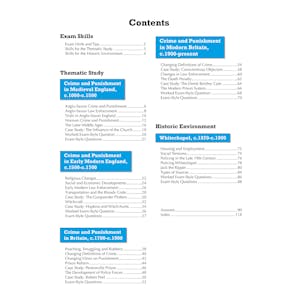 Edexcel GCSE History Crime & Punishment in Britain Study Guide (Ages 14-16) Look Inside Image 1