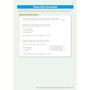 Edexcel GCSE History Crime & Punishment in Britain Study Guide (Ages 14-16) Look Inside Image 5