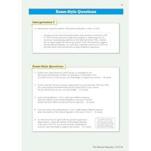 Edexcel GCSE History Weimar & Nazi Germany Study Guide (Ages 14-16) Look Inside Image 4