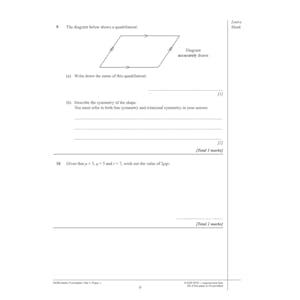 Edexcel GCSE Maths Practice Papers Foundation (Ages 15-16) Look Inside Image 6