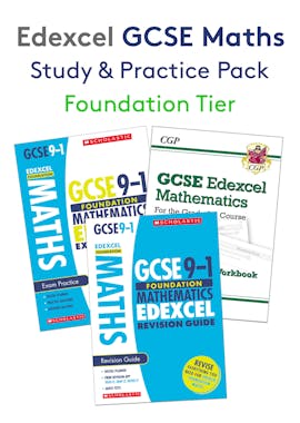 Edexcel GCSE Maths Study & Workbook Pack Foundation (Ages 14-16)