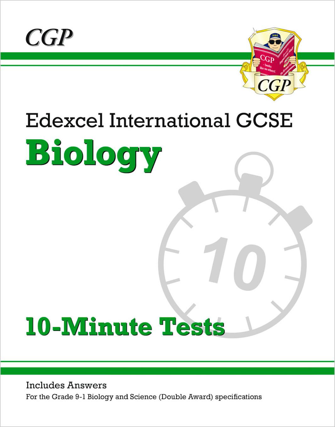 Edexcel International GCSE Biology: 10-Minute Tests (with answers) Main Image