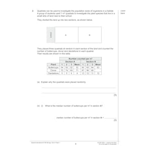 Edexcel International GCSE Biology Practice Papers Look Inside Image 3
