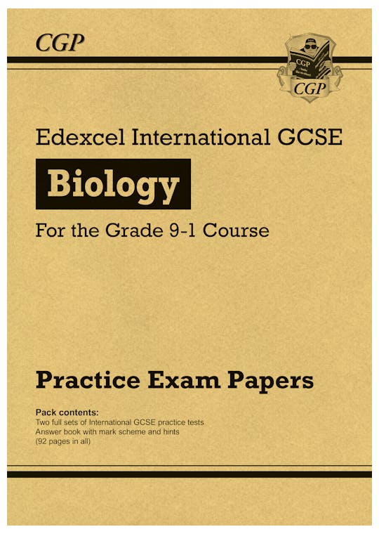 Edexcel International GCSE Biology Practice Papers